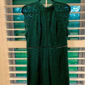 Green dress size 10! Worn once.